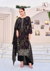 Black Queen By Alok Suits Rayon Printed Pakistani Dress Material Suppliers In India